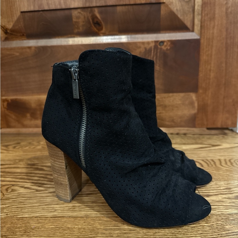 Black Suede Ankle Boots